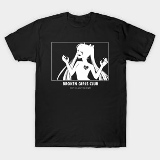 Broken Girls Club - White T-Shirt